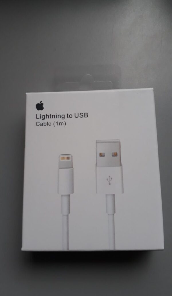 Cable Lightning A USB IPhone 1Mt. A1480 Cable lightning a usb iphone 1mt a1480 2 Conectividad y Redes