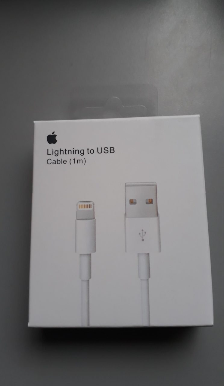 Cable Cargador USB Lightning para iPhone 1 Metro Calidad Original APPLE