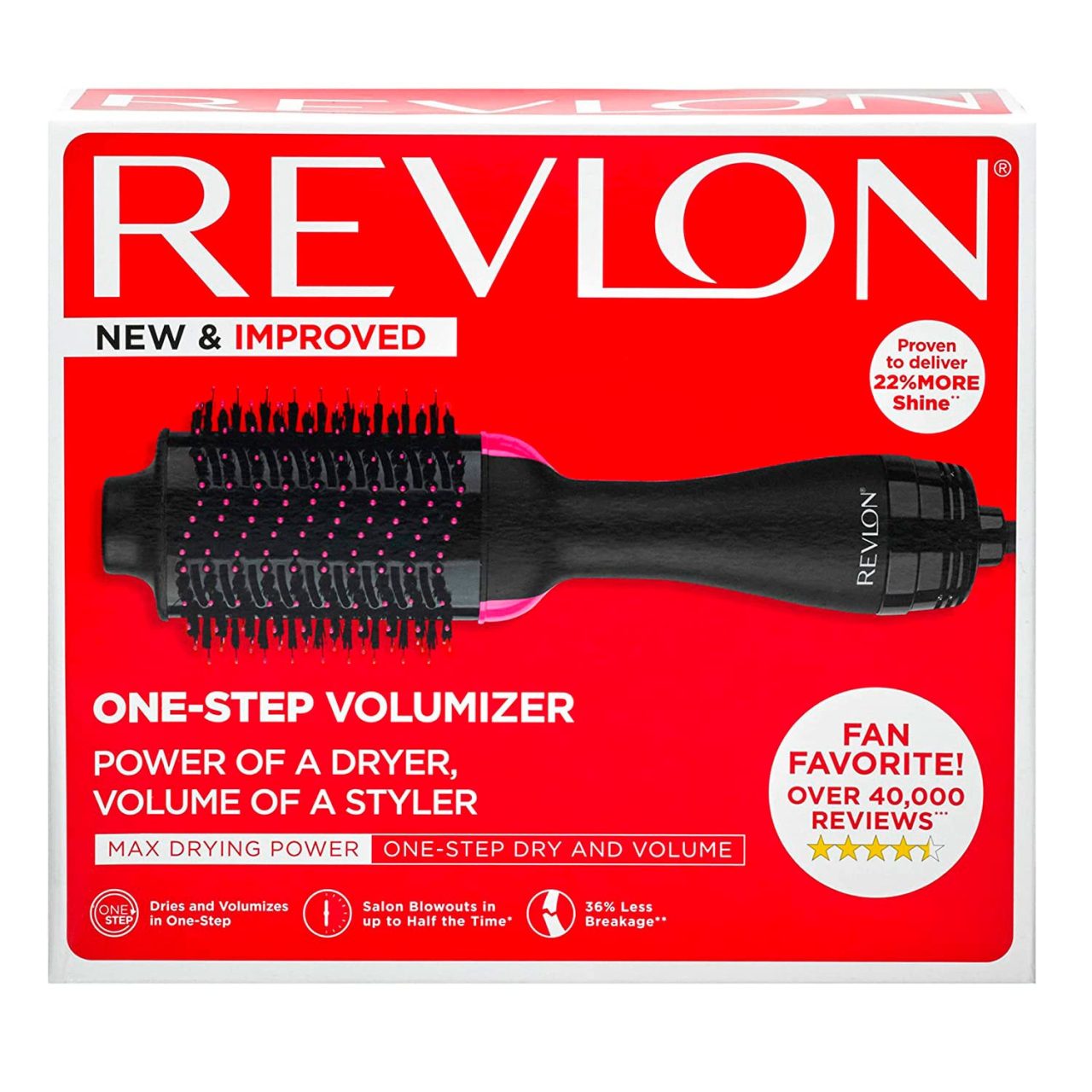 Cepillo Secador Moldeador Revlon One Step RVDR5222E