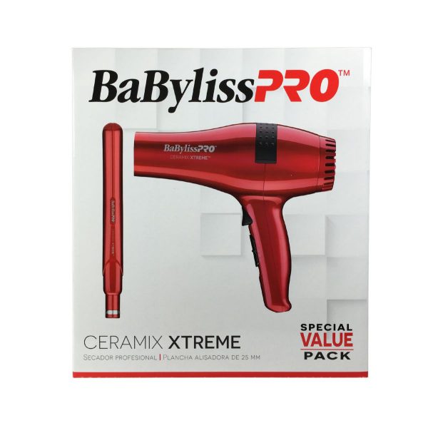 Combo Secador Babyliss PRO Ceramix Xtreme + Plancha 1'' Combo secador babyliss pro ceramix xtreme plancha 1 4 Cabello