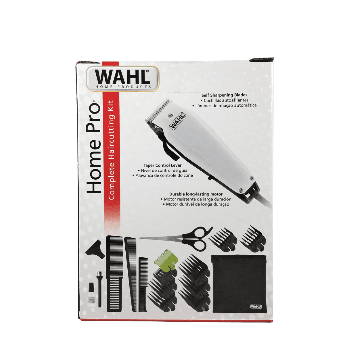 Cortadora de cabello Wahl Home Pro kit 18 piezas 09243-6408 Barbería