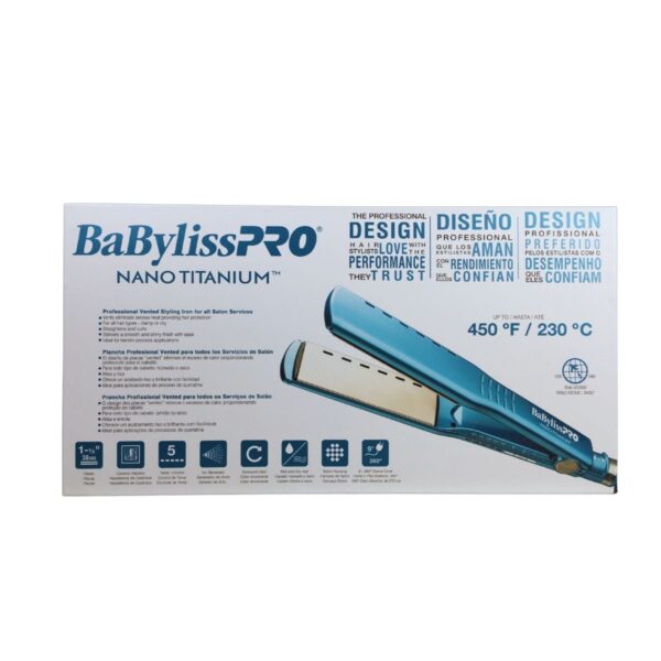 Plancha Babylisspro Ionica Vented 1½" BNT4093TSR Plancha Babylisspro Ionica Vented 1 1 Cabello