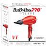 Secador de Lujo BaBylissPRO Volare Rojo BABFRV1UX Cabello
