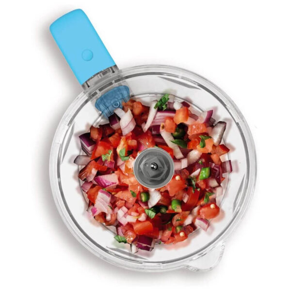 Mini procesador Tasty 32 oz 300W 🔪 celeste Mp300tbl 9 1 Electromenores