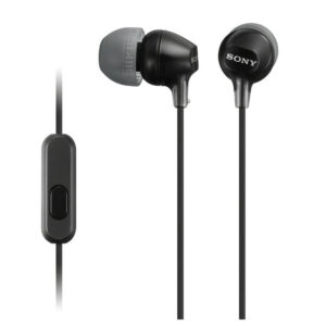 Audífonos Sony alámbrico 9mm con micrófono 🎧 Audifonos sony alambrico 9mm 8 22khz con microfono integrado negro 2 Audífonos