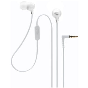 Audífonos Sony alámbricos 9mm blancos 🎧 Audifonos sony alambrico 9mm 8 22khz estandar para escuchar tapones silicona blanco 2 Audífonos