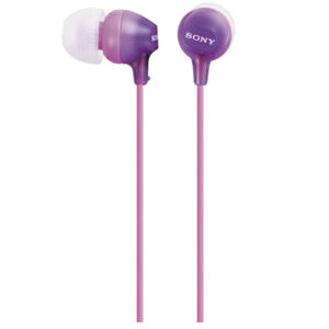 Audífonos Sony alámbricos con micrófono 🎙️ Audifonos sony alambrico 9mm 8 22khz estandar para escuchar tapones silicona violeta 2 Audífonos