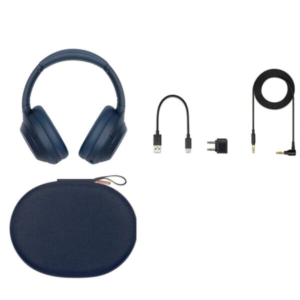 Audífonos Sony inalámbrico diadema 40mm bt-nfc- Azul Audifonos sony inalambrico diadema 40mm bt nfc 4 40khz microf integr 200h dur usb cancela ruido azul 3 Audífonos