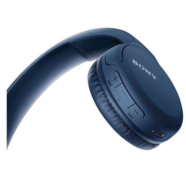 Audífonos Sony inalámbricos diadema ajustable 🎧 Azules 30mm Audifonos sony inalambrico diadema ajustable 30mm 20 20khz microf integrado 35h duracion azul 4 Audífonos