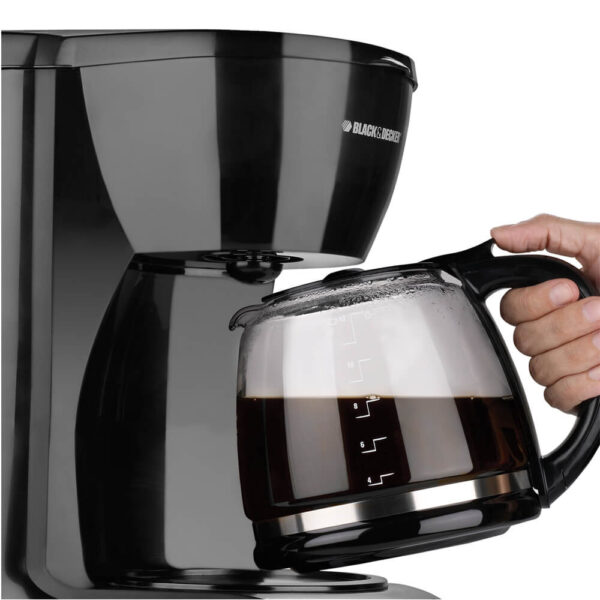 Cafetera Black+Decker 🖤 Cafetera blackdecker 12 tazas boton encendido y apagado negra Bebidas