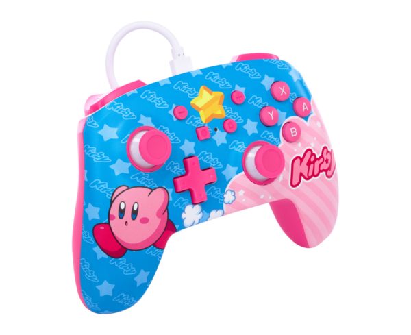 Estuche Nintendo slim protector pantalla-Kirby Control nintendo switch alambrica cable usb 3mts kirby 3 Control