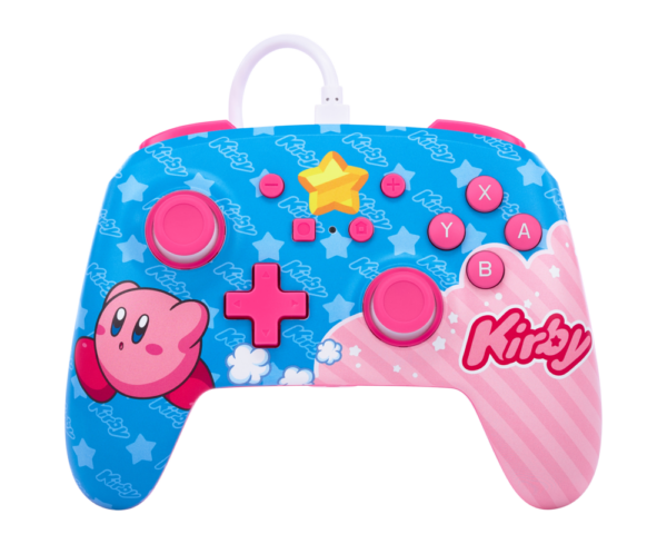 Estuche Nintendo slim protector pantalla-Kirby Control nintendo switch alambrica cable usb 3mts kirby Control