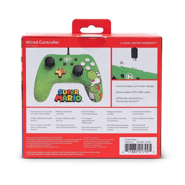 Control Nintendo switch alámbrica cable USB 3mts 🦕 Control nintendo switch alambrica cable usb 3mts yoshi Control