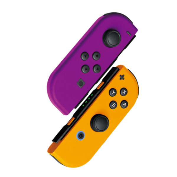 Control Nintendo Switch Joy 2pcs Morado/Naranja Neón 🎮 Control nintendo switch joy 2pcs juntas o independientes portatil morado naranja neon 3 Control