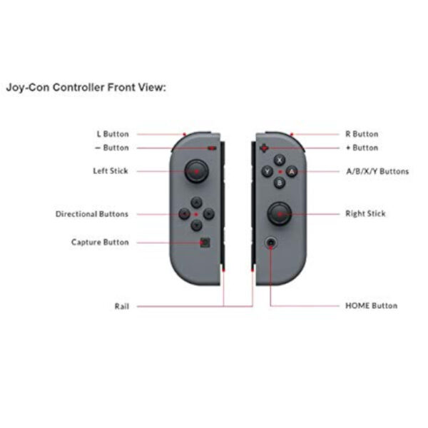 Control Nintendo Switch Joy 2pcs Morado/Naranja Neón 🎮 Control nintendo switch joy 2pcs juntas o independientes portatil morado naranja neon 6 Control