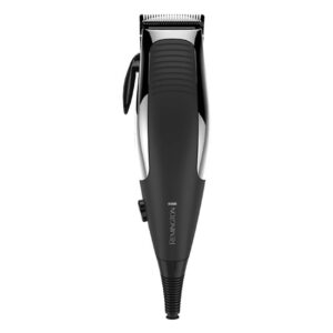 Cortadora de cabello Remington 12 pcs 110v negra 💇‍♀️ Cortadora de cabello remington 12 pcs 110v negra Barbería
