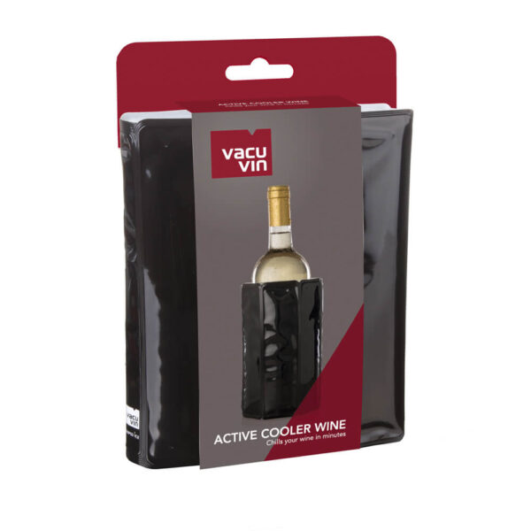 Enfriador activo de vino Vacu Vin color negro 🍷 Enfriador activo de vino vacu vin color negro Bar