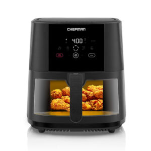 Freidora de aire Chefman pantalla touch 🍟 7.6L 1300W Negro Freidora de aire chefman 76lts pantalla touch 1300w con visualizacion negro 2 Air Fryer
