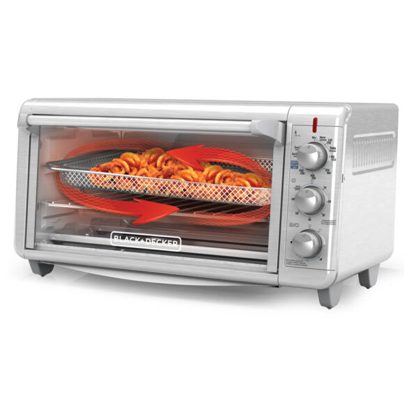 Olla arrocera Black+Decker 20 tazas 🌟 Horno tostador airfryer 5 en 1 blackdecker 8 rebanadas 1500w acero inox 3 Air Fryer