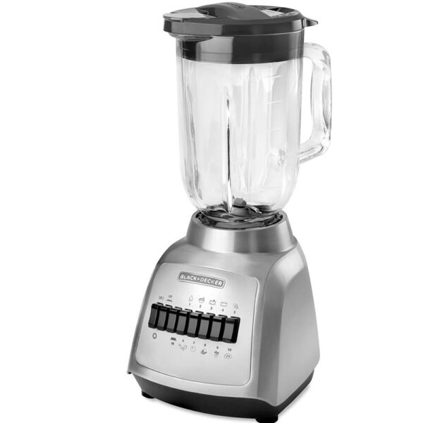 Licuadora Black+Decker Durapro 10 velocidades 🍏 Licuadora blackdecker durapro 10 velocidades 550w jarra vidrio 125 lts acero inox 3 Electromenores