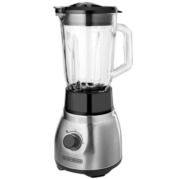 Licuadora tricuadora Black+Decker 🍹 750w 2 vel. croma Licuadora tricuadora blackdecker 750w jarra de vidrio 15 lts 2 velocidades croma 4 Electromenores