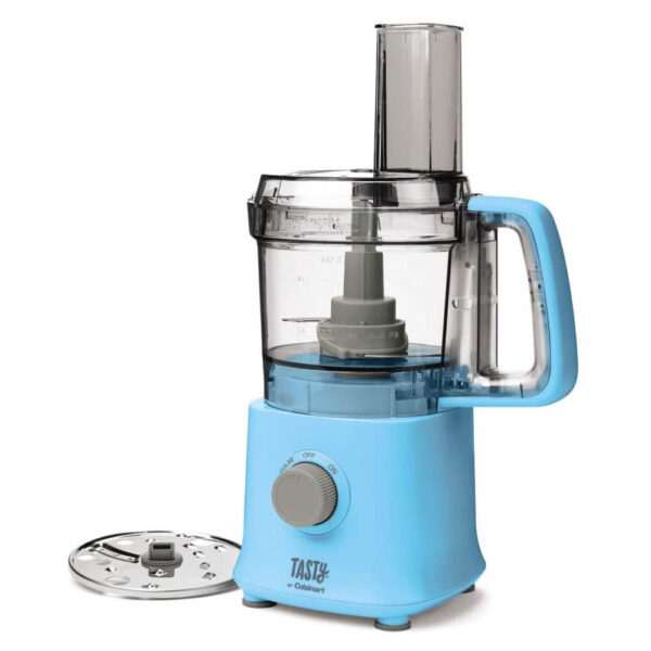 Mini procesador Tasty 32 oz 300W 🔪 celeste Mini procesador tasty 32 oz 300w con perilla color celeste 2 Electromenores