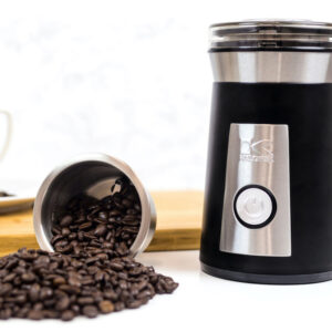 Molino de café y granos Kalorik -bloqueo-7 tazas☕️ Molino de cafe y granos kalorik 7 tazas funcion bloqueo acero inoxidable negra 2 Electromenores