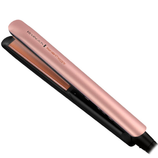 Plancha Remington keratina rosado 💇‍♀️ Plancha de cabello remington con keratina 230 grados pantalla digital rosado 2 Cabello