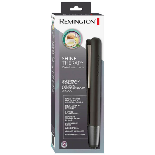 Plancha cabello Remington cerámica 8 ajustes coco 😍 Plancha de cabello remington placas de ceramica 8 ajustes coco Cabello