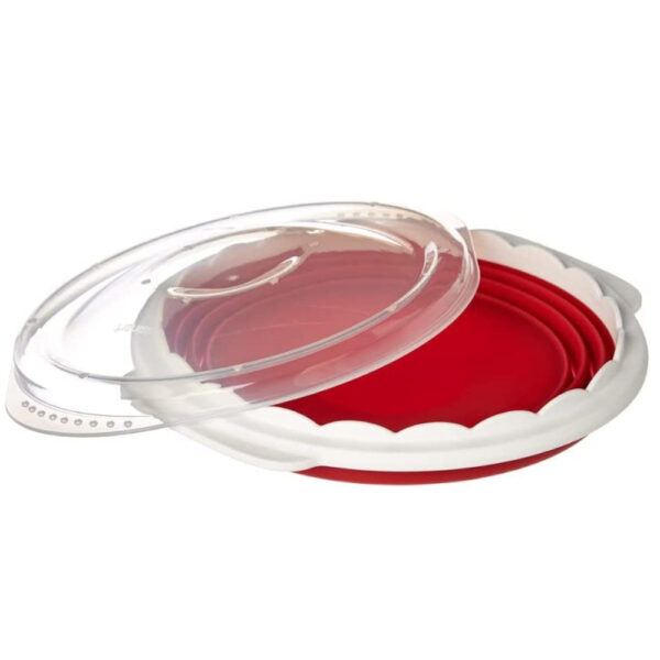 Recipiente para canguil Cuisinart para microondas rojo Recipiente cuisinart para canguil microondas tapa transparente roja 3 Cocina