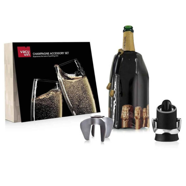 Set de accesorios para champagne Vacu Vin 3 pcs Set de champagne accessory vacu vin 3 pcs 2 Bar