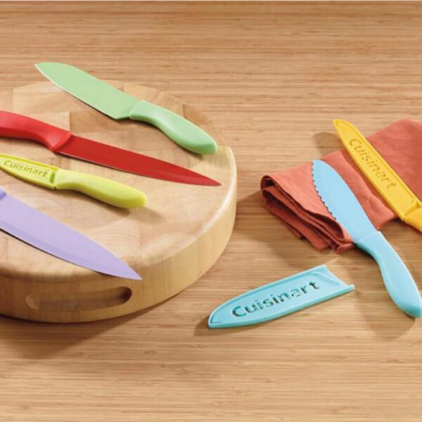 Set cuchillos Cuisinart profesional cerámica 12 pcs 😍 Set de cuchillos cuisinart profesional ceramica acero inoxidable 12 pcs antiadherente colores Cocina