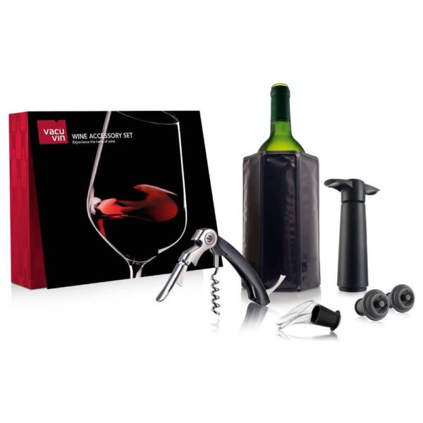 Set de accesorios para vino Vacu Vin 6 pcs Set de vino accessory vacu vin 6 pcs 2 Bar