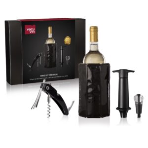 Set de vino premium Vacu Vin 4 pcs - 🍷 Disfruta cada sorbo Set de vino premium vacu vin 4 pcs Bar