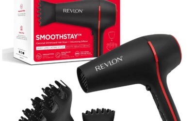 Secador Revlon con infusión de coco color Negro RVDR5317