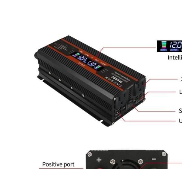 Potencia silenciosa y versátil en tu kit de inversor de corriente y cargador de batería Inversor De Corriente 2 HOGAR