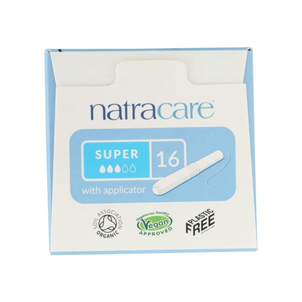 3 Paquetes de tampones biodegradables Natracare con aplicador tamaño Super SALUD Y BELLEZA