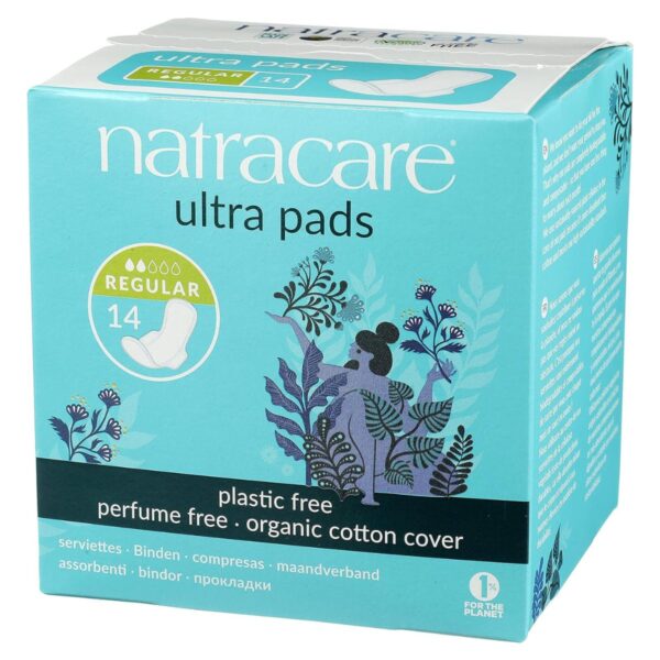 3 paquetes de toallas sanitarias Natracare biodegradables con alas tamaño Regular SALUD Y BELLEZA