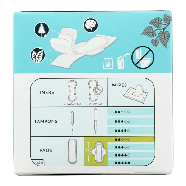 3 paquetes de toallas sanitarias Natracare biodegradables con alas tamaño Regular SALUD Y BELLEZA