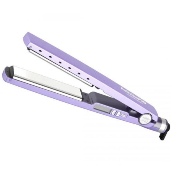 Combo Cepillo Secador 2.5" y Plancha Iónica 1¼" BaBylissPRO BNTLVPP44SR Lavanda Cabello