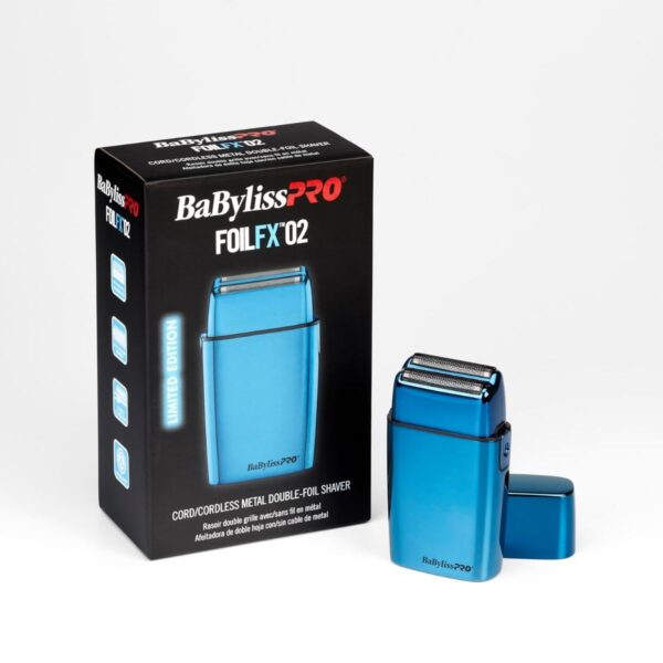 Afeitadora Inalámbrica Foil FX02 Azul BaBylissPRO FXFS2BL Barbería