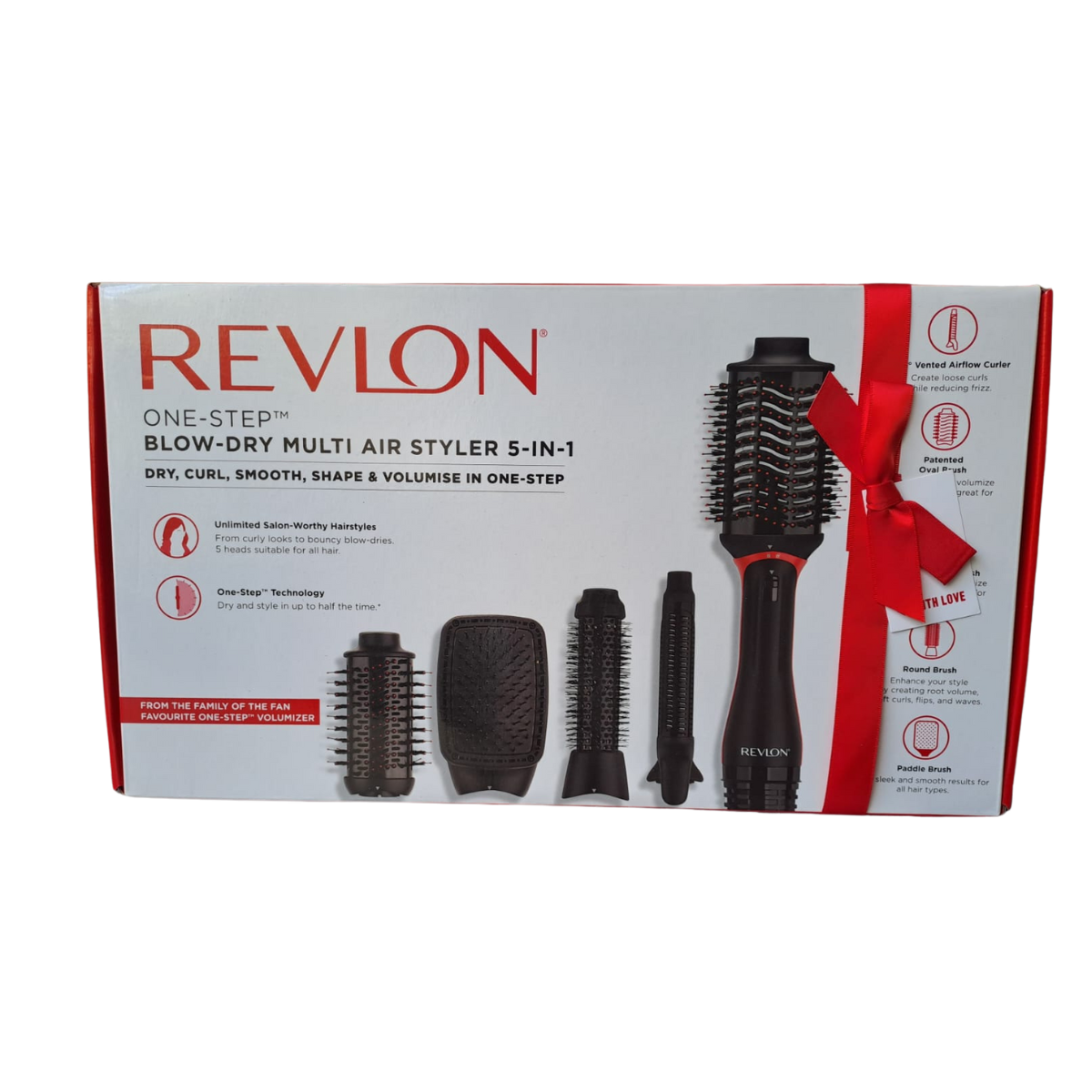 Kit Revlon One Step Multi Estilos 5 En 1, Cabezas Intercambiables RVD5372DI Cabello