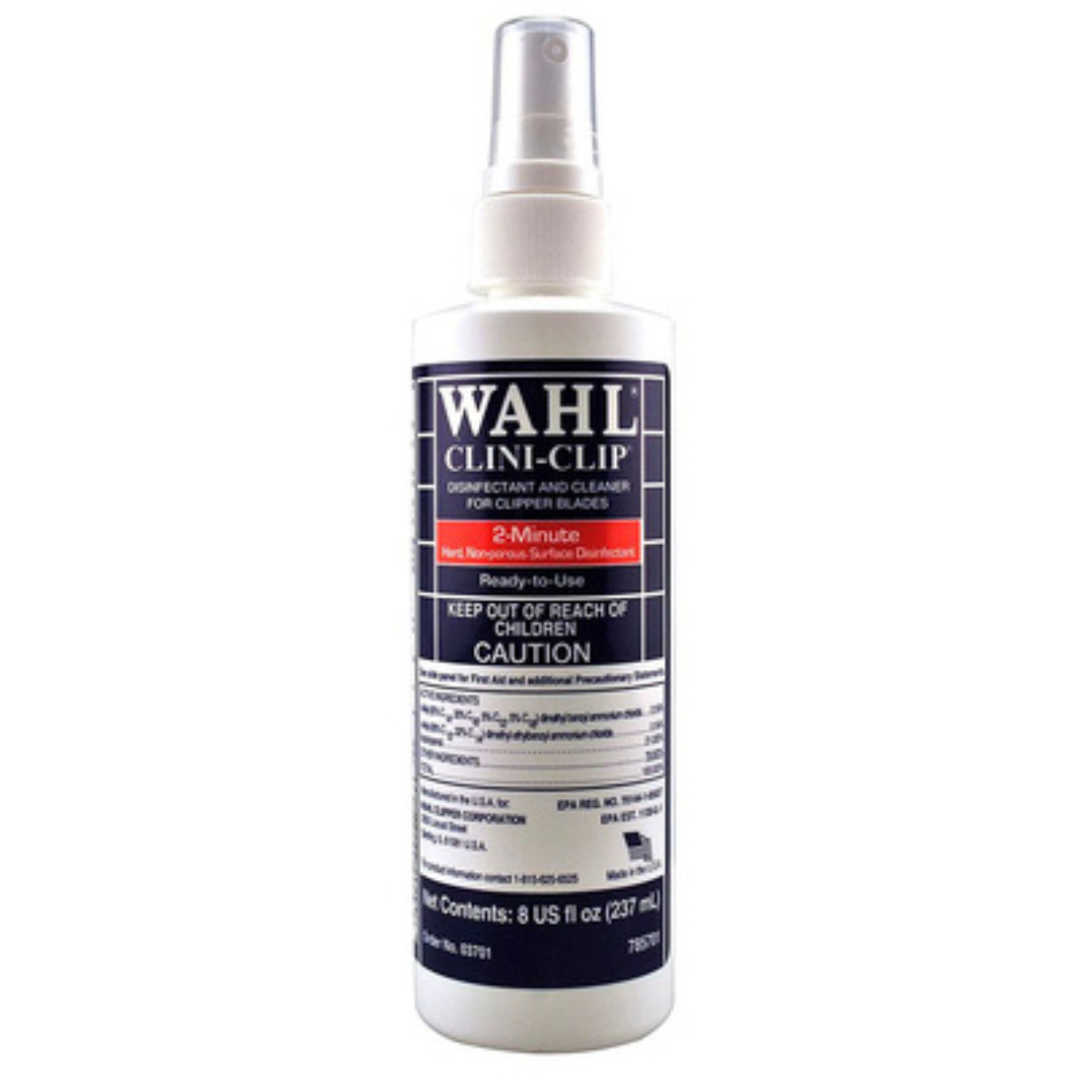 Aceite Desinfectante Clini Clip Wahl 237ml 03701 Barbería