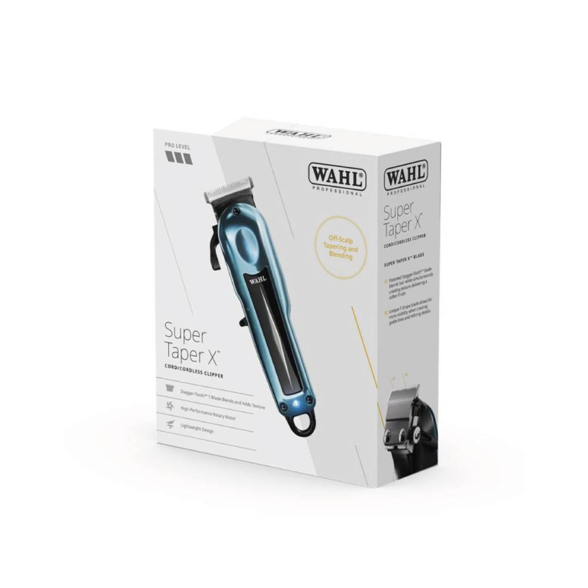 Cortadora Profesional Inalámbrica Wahl Super Taper X 3026469 Barbería