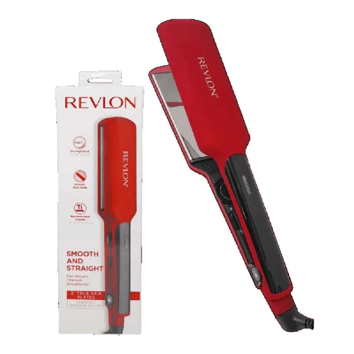 Plancha de Cabello Revlon de Cerámica 2" RVST2182REDI Planchas