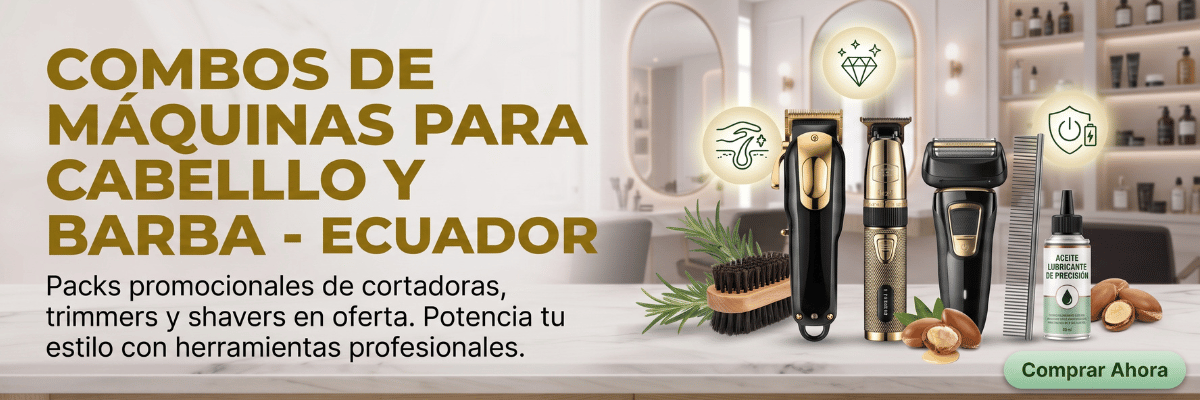 Combos de máquinas para el cabello y la barba