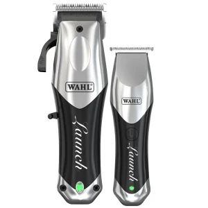 Combo Wahl Launch Profesional Inalámbrico: Máquina de Cortar Cabello + Patillera Perfiladora 08001 COSMÉTICA Y CUIDADO PERSONAL
