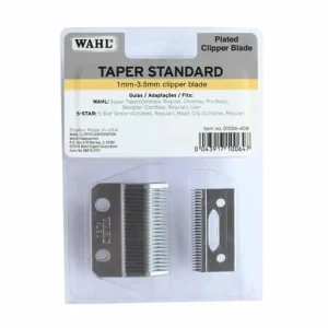Cuchilla de repuesto estandar plateada para máquinas WAHL Super taper, Pro Basic, Designer, 5 Star senior, Magic clip 01006-408 Cortadoras de cabello