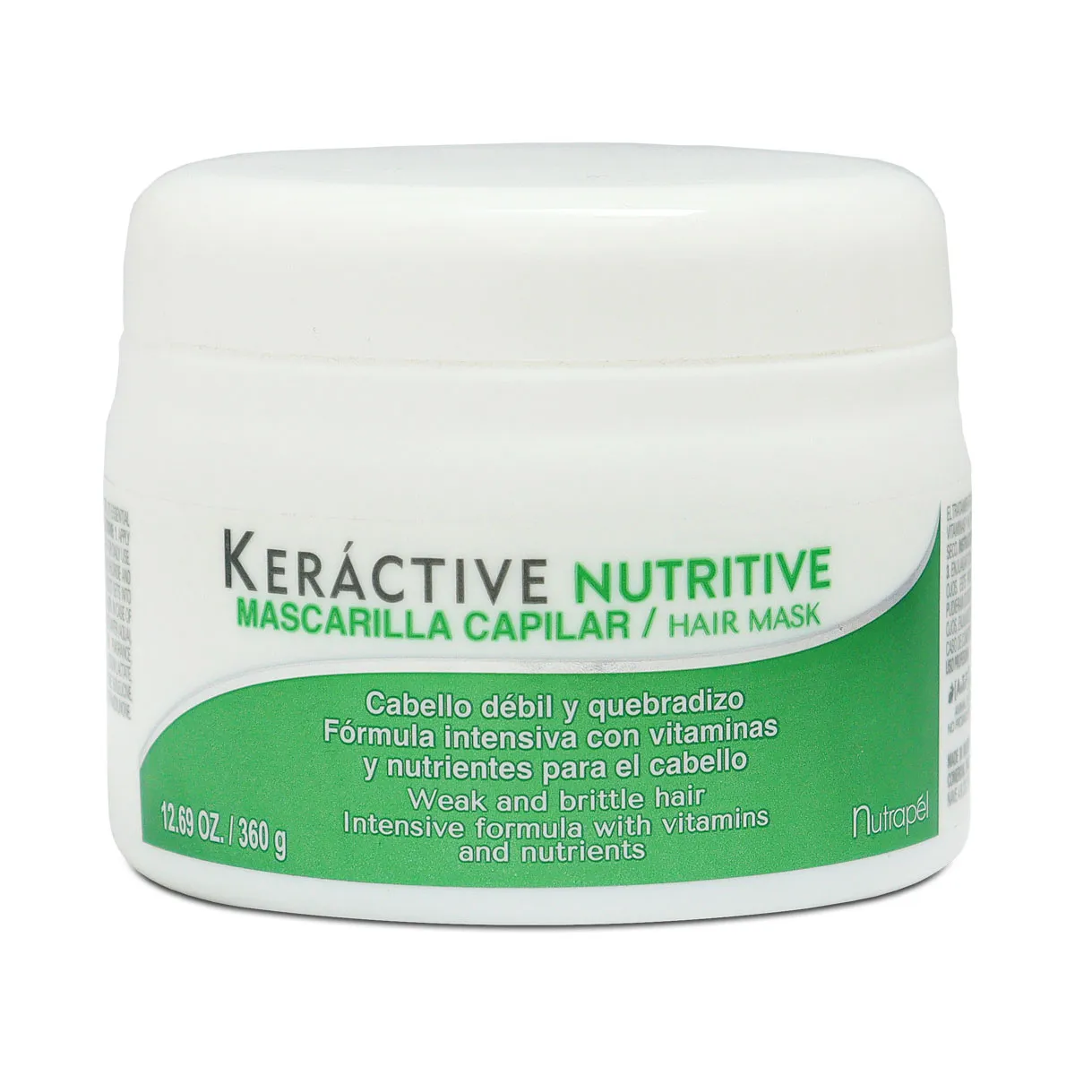 Mascarilla de Bambú para Cabellos Deshidratados Keractive NU30 COSMÉTICA Y CUIDADO PERSONAL