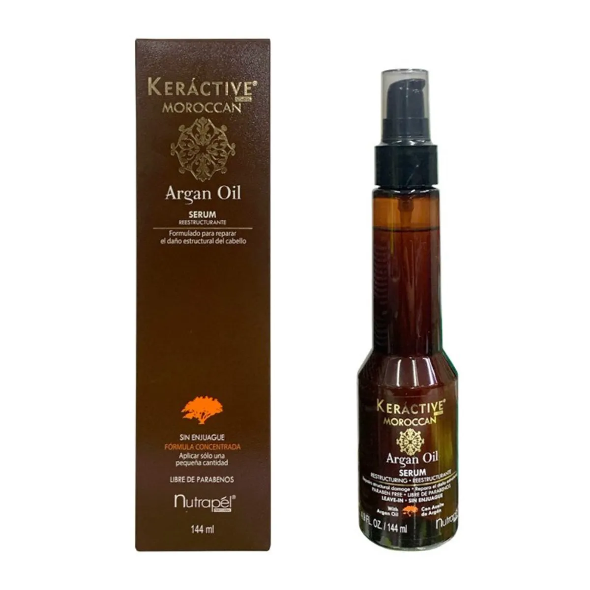Sérum Moroccan Argán Oil Keractive MKO COSMÉTICA Y CUIDADO PERSONAL
